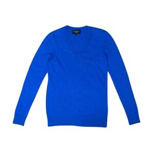 Charter Club Cashmere Sweater Women’s Size XS Royal Blue V-Neck Soft‎ Luxury